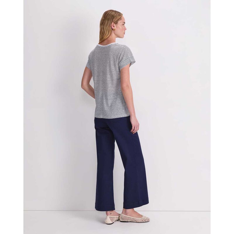 Sportscraft Tonia Crew Neck Linen Tee image number 1